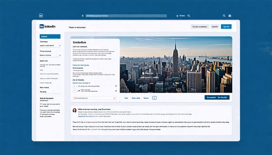 Example of a well-designed and engaging LinkedIn company page