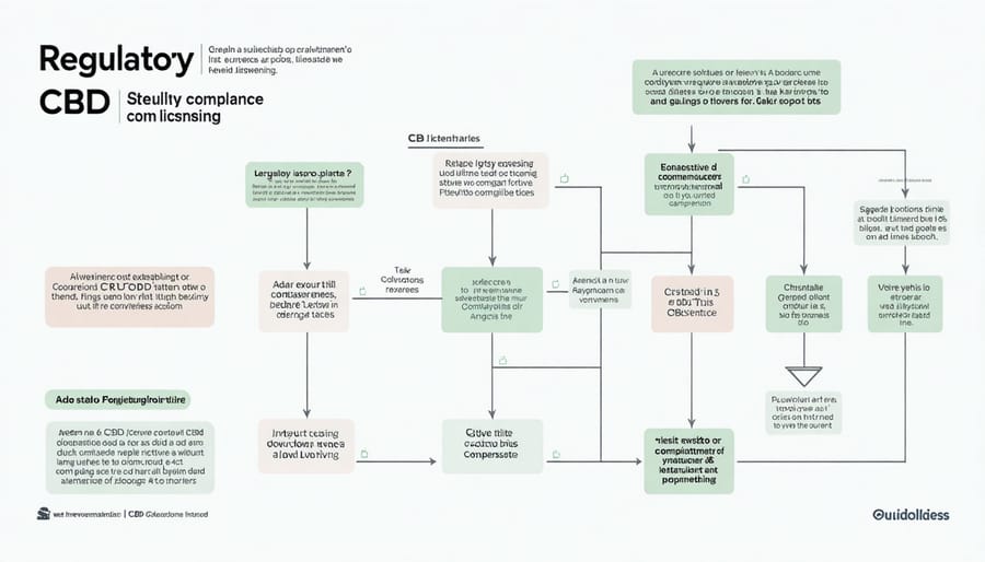 Step-by-step flowchart of Canadian hemp CBD licensing requirements