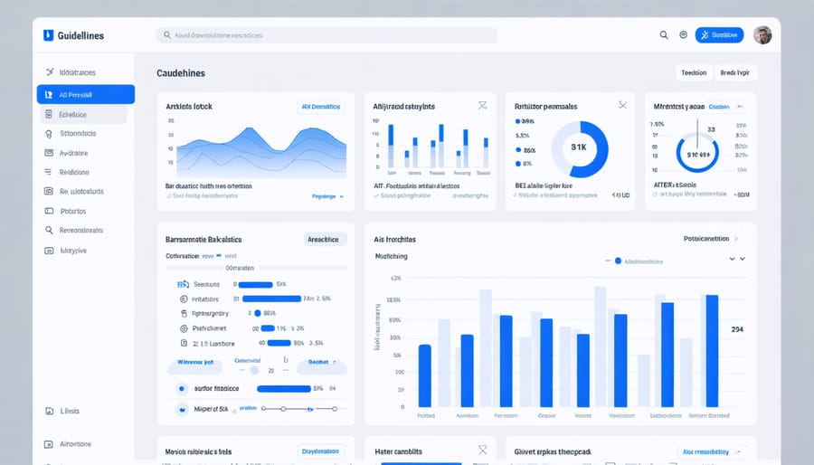 Analytics dashboard displaying personalization metrics and customer behavior data