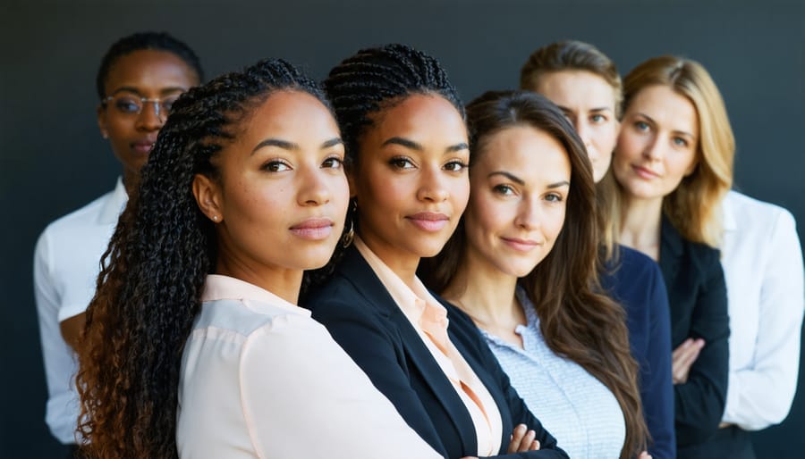 Female entrepreneurs attending a BDC training session and networking event